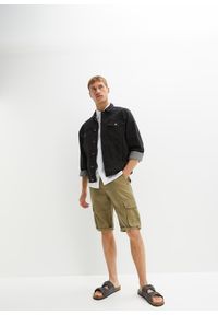 bonprix - Koszula z krótkim rękawem Slim Fit. Kolor: biały. Długość rękawa: krótki rękaw. Długość: krótkie #2