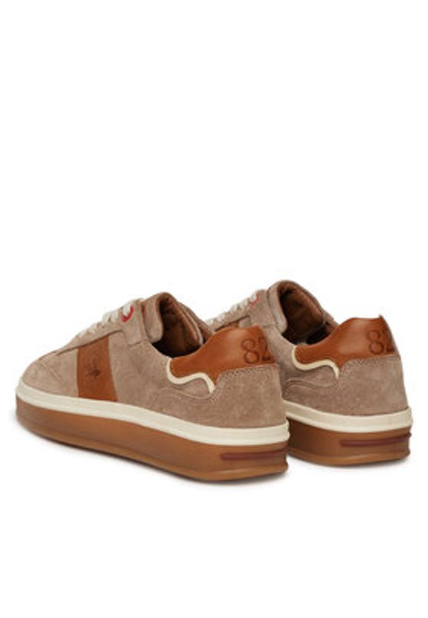 Beverly Hills Polo Club Sneakersy WI34-3410-17438-01 Brązowy. Kolor: brązowy. Materiał: skóra, zamsz