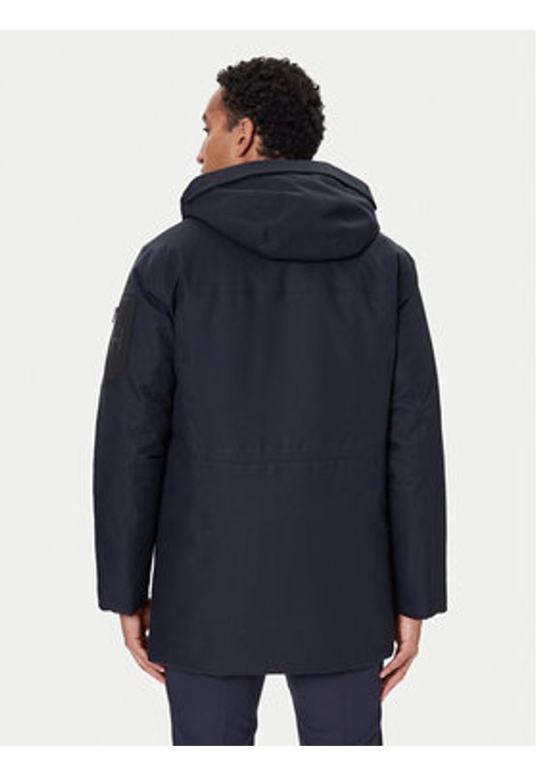 BOSS Parka Hexatech 50544563 Granatowy Regular Fit. Kolor: niebieski. Materiał: syntetyk