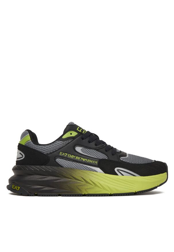 EA7 Emporio Armani Sneakersy 7X000342 AF18617 MZ590 Czarny. Kolor: czarny. Materiał: materiał