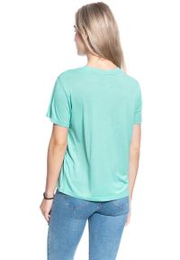 Lee - DAMSKI T-SHIRT LEE RELAXED FIT TEE AGATE GREEN L40CBWNB 112108497 #5