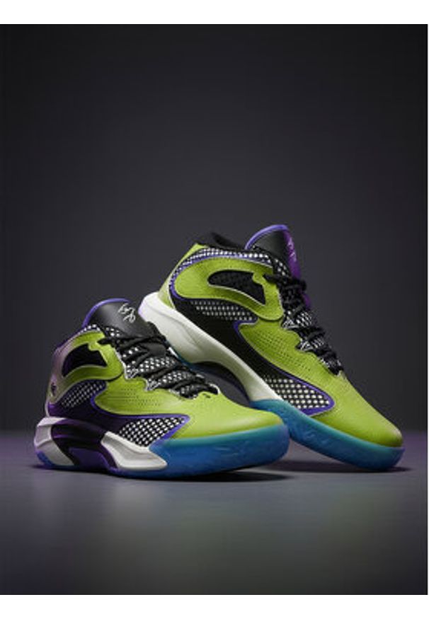 Shaq Sneakersy EOSS-SHAQNOTIX 2.0 AQ95039M Zielony. Kolor: zielony. Materiał: skóra