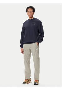 Jack Wolfskin Bluza Essential A63843 Granatowy Regular Fit. Kolor: niebieski. Materiał: bawełna #5