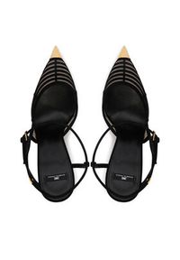 Elisabetta Franchi Szpilki SA-01L-62E2-V740 Czarny. Kolor: czarny. Materiał: skóra, zamsz. Obcas: na szpilce #3