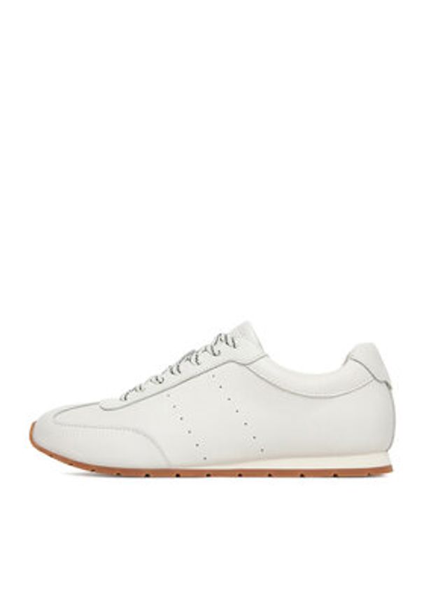 Guess Jeans Sneakersy EO-KOLORADO-01 126AM Biały. Kolor: biały. Materiał: skóra