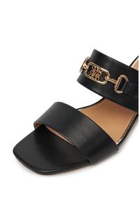 Nine West Klapki 2560-01 Czarny. Kolor: czarny. Materiał: materiał, syntetyk #6