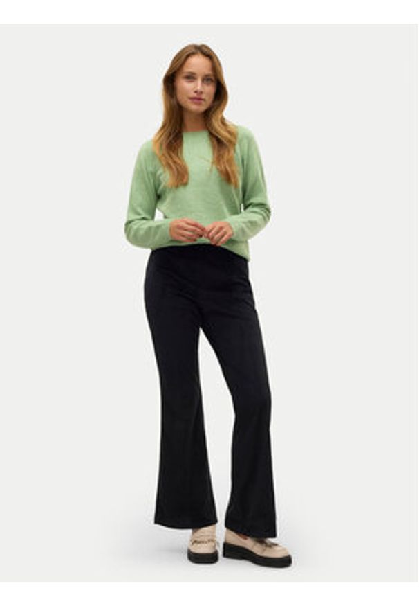 Vero Moda Sweter Doffy 10201022 Zielony Regular Fit. Kolor: zielony. Materiał: syntetyk