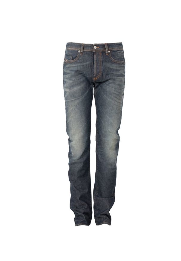 Diesel Jeansy "Buster" | 00SDHC-084ZU-01 | Mężczyzna | Granatowy. Okazja: na co dzień. Kolor: niebieski. Długość: długie. Wzór: aplikacja. Styl: klasyczny, casual, elegancki