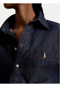 Polo Ralph Lauren Koszula jeansowa 211B17136001 Granatowy Regular Fit. Typ kołnierza: polo. Kolor: niebieski. Materiał: bawełna #3