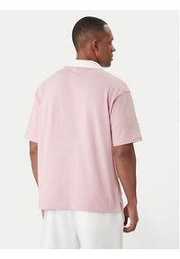 Guess Jeans Polo M6GP13 KCYM1 Różowy Oversize. Typ kołnierza: polo. Kolor: różowy. Materiał: bawełna #5