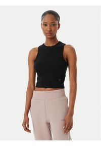 Guess Top Edie V3GP19 K8RT2 Czarny Slim Fit. Kolor: czarny. Materiał: wiskoza #1