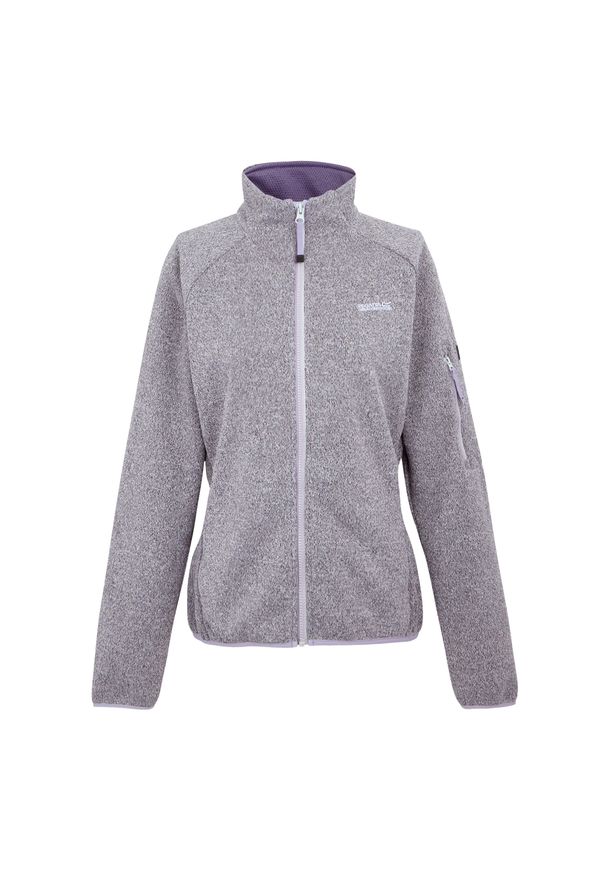 Regatta - Bluza Damska Ravenhill Full Zip Fleece Top. Kolor: biały, fioletowy, wielokolorowy