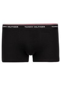 TOMMY HILFIGER - Tommy Hilfiger Komplet 3 par bokserek 3P Lr Trunk 1U87903841 Czarny. Kolor: czarny. Materiał: bawełna #3