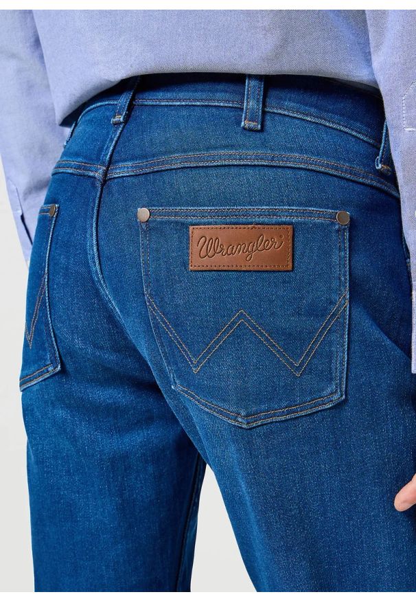 Wrangler - WRANGLER MĘSKIE SPODNIE JEANSOWE WRANGLER GREENSBORO BLUE JAM 112357412
