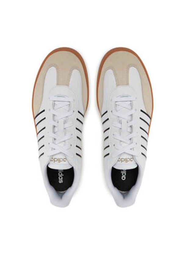 Adidas - adidas Sneakersy Barreda JH7106 Biały. Kolor: biały. Materiał: skóra