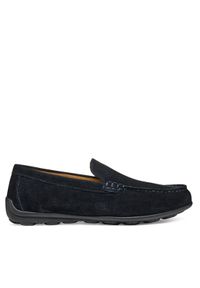 Geox Mokasyny U Spherica Ec16 U55HYA 00022 C4021 Granatowy. Kolor: niebieski. Materiał: zamsz, skóra