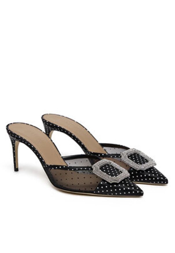 MALONE SOULIERS Klapki Mona 70-19 Czarny. Kolor: czarny. Materiał: materiał