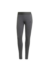 Adidas - Legginsy damskie adidas Essentials Legging. Kolor: szary, czarny, wielokolorowy. Materiał: materiał, bawełna