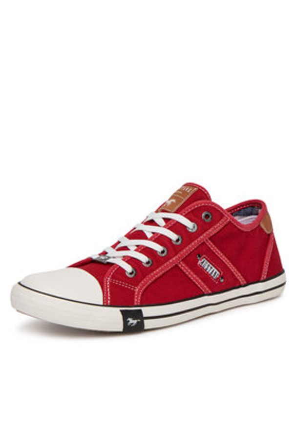 Mustang Trampki 4058-310 Czerwony. Kolor: czerwony. Materiał: materiał