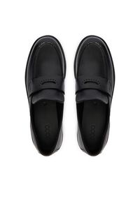 ecco - ECCO Loafersy Metropole Vienna 23133301001 Czarny. Kolor: czarny. Materiał: skóra #6