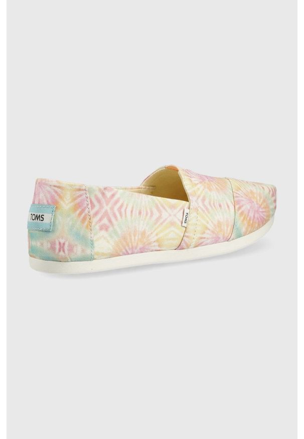 Toms espadryle Alpargata. Materiał: materiał. Obcas: na obcasie. Wysokość obcasa: niski