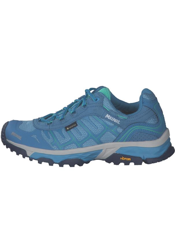 Buty trekkingowe damskie MEINDL Finale Lady GTX, z membraną Gore-Tex. Kolor: niebieski. Styl: sportowy