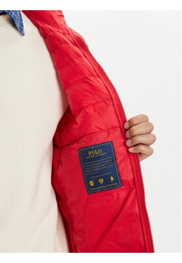 Polo Ralph Lauren Kurtka zimowa Terra 710810897004 Czerwony Regular Fit. Typ kołnierza: polo. Kolor: czerwony. Materiał: syntetyk. Sezon: zima
