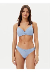 Hunkemöller Biustonosz bezfiszbinowy Lola 301081 Błękitny. Kolor: niebieski. Materiał: syntetyk #2