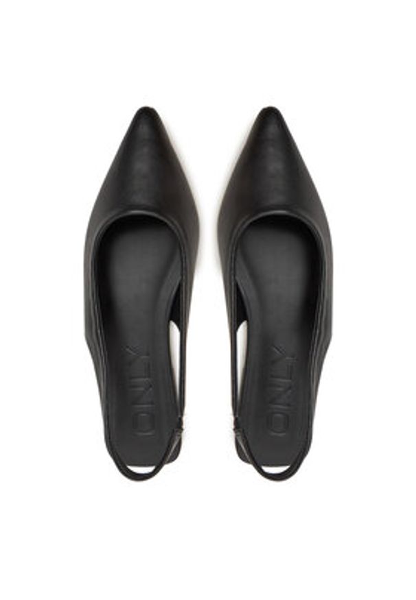 ONLY Shoes Sandały Onlaura-2 Czarny. Kolor: czarny. Materiał: skóra