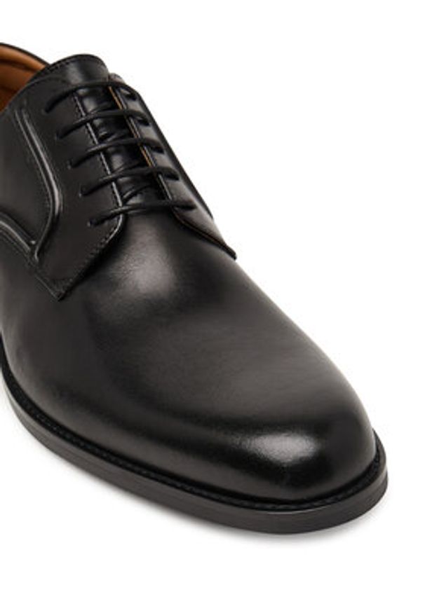 Clarks Półbuty CraftRemi Lace 26186387 Czarny. Kolor: czarny. Materiał: skóra