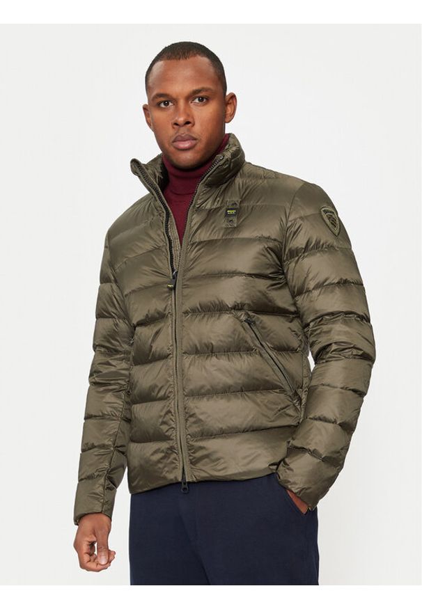 Blauer Kurtka puchowa 24WBLUC03024 Khaki Regular Fit. Kolor: brązowy. Materiał: syntetyk