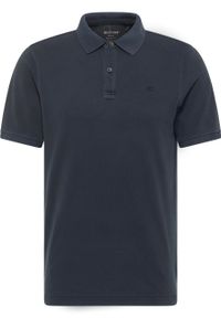 Męski T-Shirt Mustang Style Pablo PC Polo Dark Sapphire 1016297 4136. Typ kołnierza: polo #3