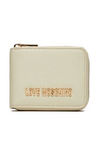 Love Moschino - LOVE MOSCHINO Portfel damski JC5639PP0LLD0110 Écru. Materiał: skóra