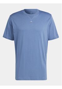 Adidas - adidas T-Shirt ALL SZN IR9112 Niebieski Loose Fit. Kolor: niebieski. Materiał: bawełna #6