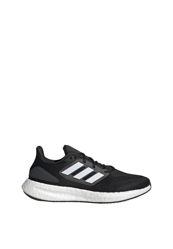 Adidas - Buty do biegania adidas Pureboost 22. Kolor: czarny, szary, wielokolorowy. Materiał: materiał