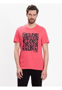 Michael Kors T-Shirt CS351I9FV4 Różowy Regular Fit. Kolor: różowy. Materiał: bawełna #1