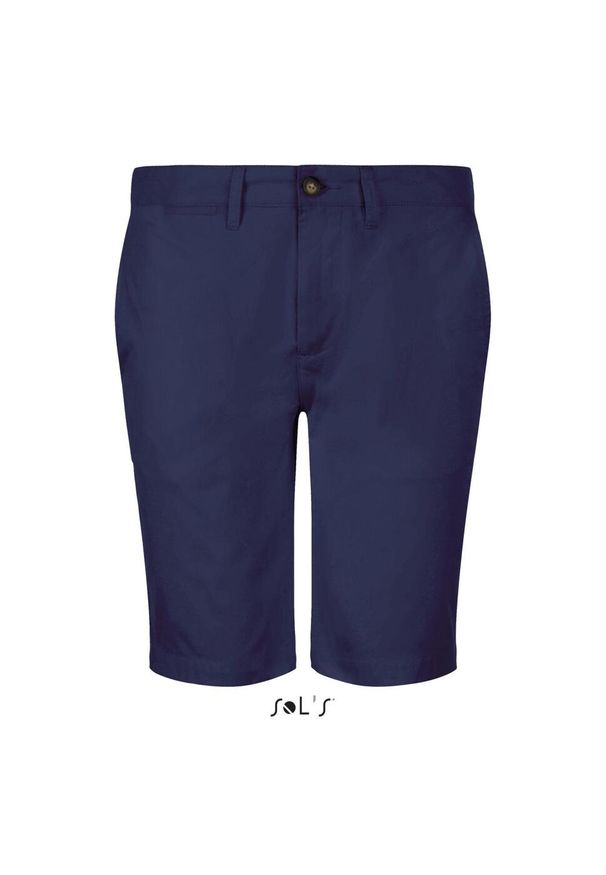 SOL'S - Szorty Sol's Jasper. Kolor: czarny. Materiał: bawełna. Długość: krótkie. Sezon: lato