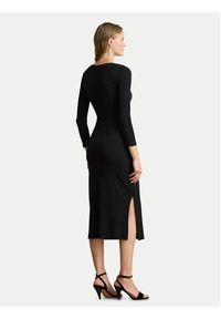 Lauren Ralph Lauren - LAUREN RALPH LAUREN Sukienka codzienna 200973598004 Czarny Regular Fit. Okazja: na co dzień. Kolor: czarny. Materiał: syntetyk. Typ sukienki: proste. Styl: casual #8