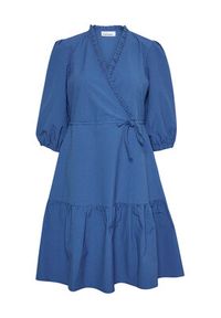Karen by Simonsen Sukienka codzienna Gelia 10104318 Niebieski A-Line Fit. Okazja: na co dzień. Kolor: niebieski. Materiał: bawełna. Typ sukienki: proste. Styl: casual