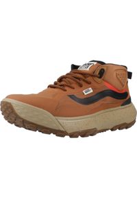 Tenisówki Vans Model Mte Crosspath Mid Kolor Brązowy. Kolor: brązowy. Materiał: tkanina