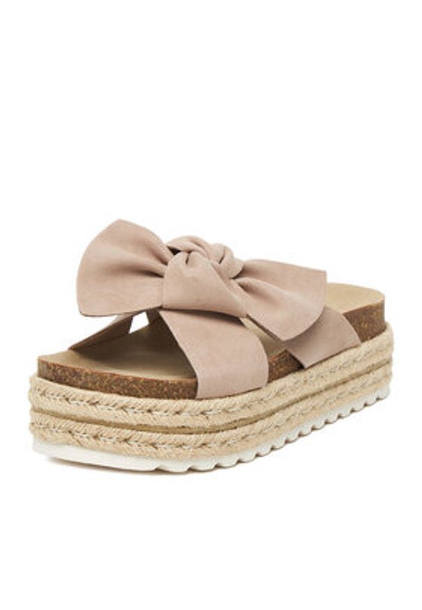 DeeZee Espadryle CT0626-16 Beżowy. Kolor: beżowy. Materiał: materiał