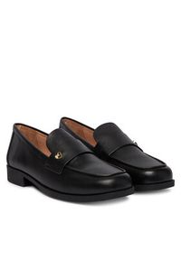 Love Moschino - LOVE MOSCHINO Półbuty JA10142G1OIA0000 Czarny. Kolor: czarny. Materiał: skóra #5