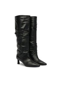 Pollini Kozaki SA26115M0NTE0000 Czarny. Kolor: czarny. Materiał: skóra #5