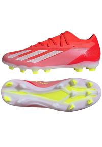 Adidas - Buty piłkarskie adidas X Crazyfast Pro M IF0676 czerwone. Zapięcie: sznurówki. Kolor: czerwony. Materiał: syntetyk, guma. Sport: piłka nożna