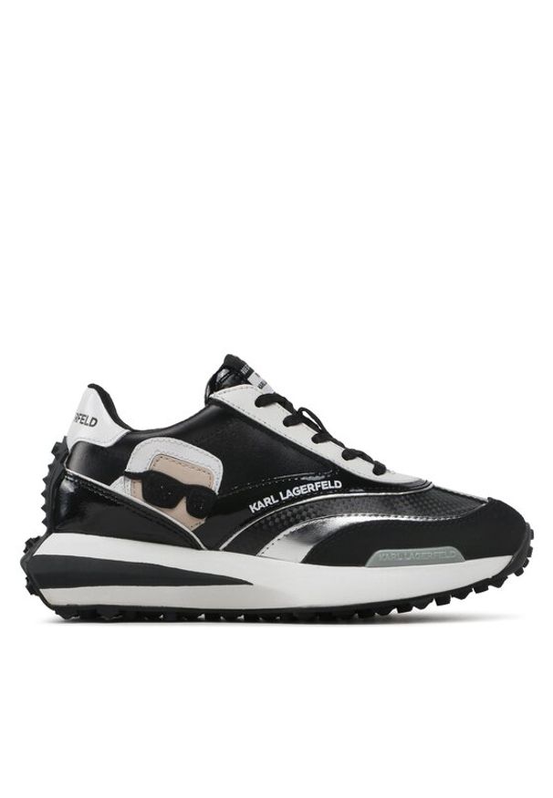 Karl Lagerfeld - KARL LAGERFELD Sneakersy KL62930N Czarny. Kolor: czarny. Materiał: skóra