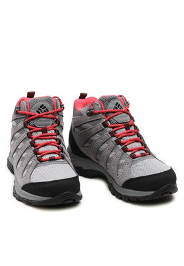 columbia - Columbia Trekkingi Redmond III Mid Waterproof BL0168 Szary. Kolor: szary. Materiał: zamsz, skóra