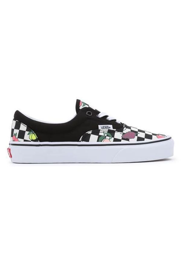 Buty do chodzenia damskie Vans Era. Kolor: wielokolorowy, czarny. Materiał: guma, materiał, syntetyk. Szerokość cholewki: normalna. Model: Vans Era. Sport: turystyka piesza