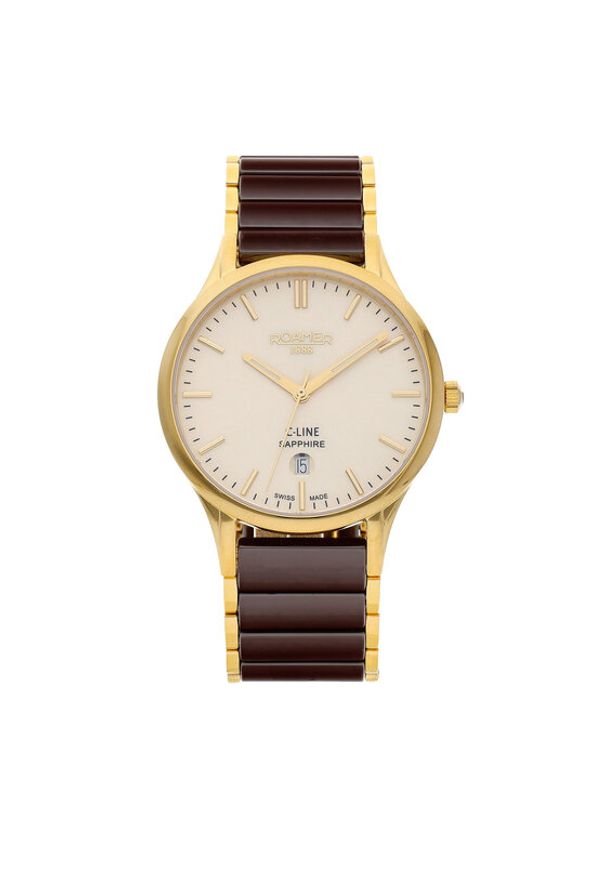 Roamer Zegarek C-Line 658833 48 35 63 Brązowy. Kolor: brązowy