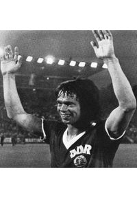 COPA FOOTBALL - Koszulka retro dla dorosłych - Mistrzostwa Świata DDR 1974 - Niebieska. Kolor: niebieski. Sport: piłka nożna, wspinaczka