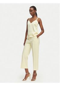 Morgan Top 242-OLAFI Żółty Regular Fit. Kolor: żółty. Materiał: syntetyk #2